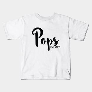 Pops Pregnancy Announcement Kids T-Shirt